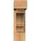 Ekena Millwork Balboa Block Smooth Bracket w/ Offset Brace, Western Red Cedar, 5 1/2"W x 18"D x 18"H BKT0604X18X18BOA05SWR - alternate 3